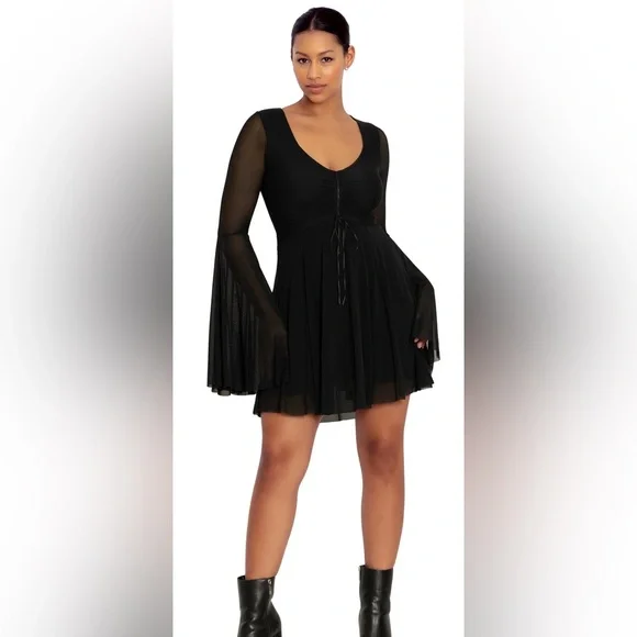 Blackmilk Clothing Spectre Dress - XL NWT - Picture 7 of 11